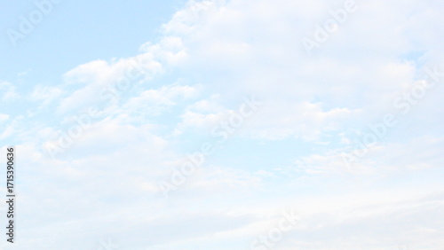 Photography blue sky with clouds