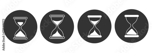 Timer icon vector for computer, web and mobile apps