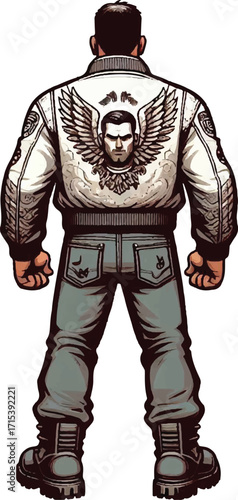 A man with Jacket