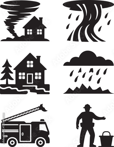Disaster icons