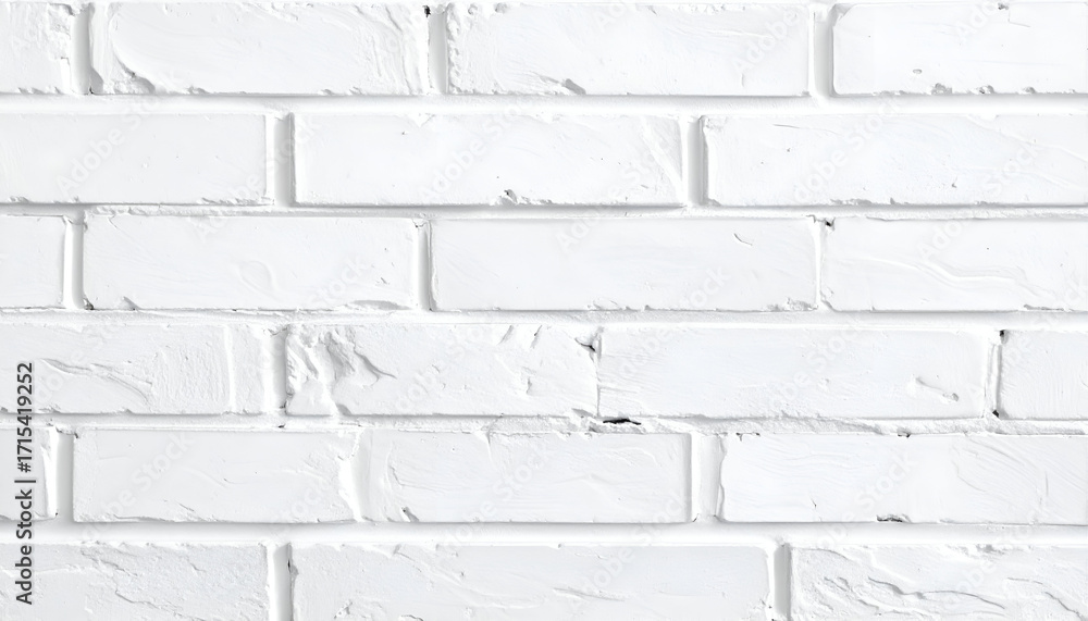 Fototapeta premium White Brick Wall Texture Background
