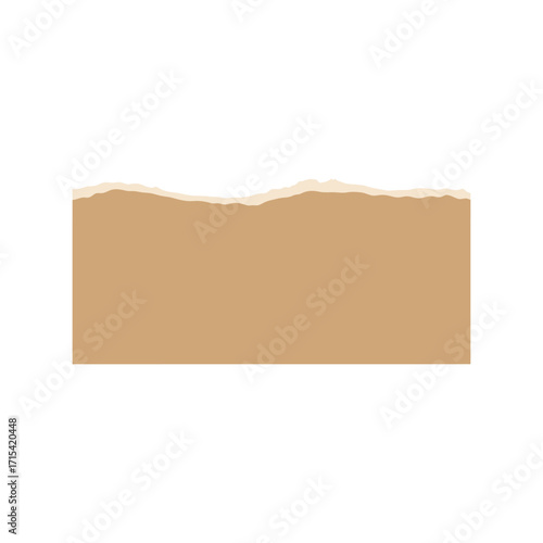 Cardboard box packaging closed simple isolated product shipping delivery supply logistics vector