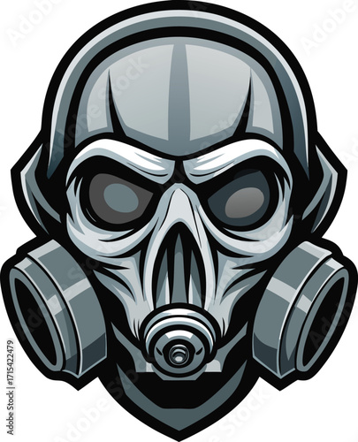 Skull gas mask