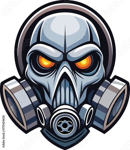 Skull gas mask