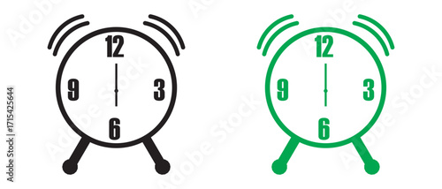 alarm clock icon, Time alarm clock icon design.