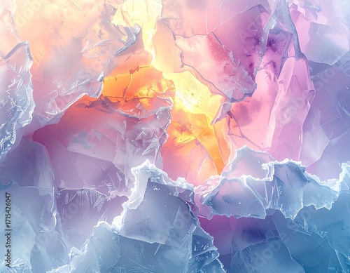 Purple Orange Fantasy Clouds