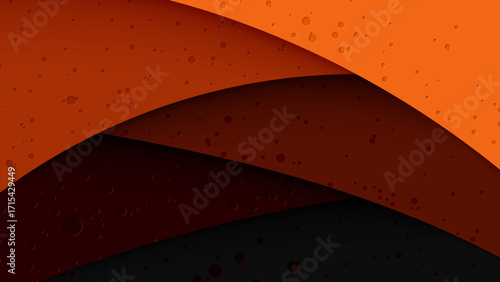 Abstract grunge background with papercut concept