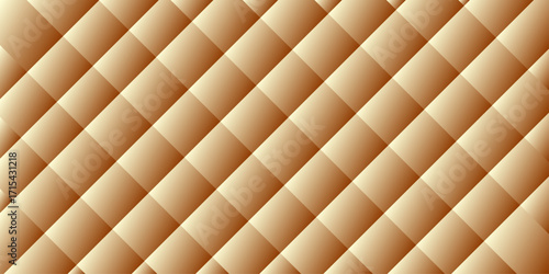 Seamless brown wood texture with a geometric pattern for a decorative surface design. cube, hexagon, vector, decoration, paper, bamboo, textured, upholstery, basket, metal, gold, wicker