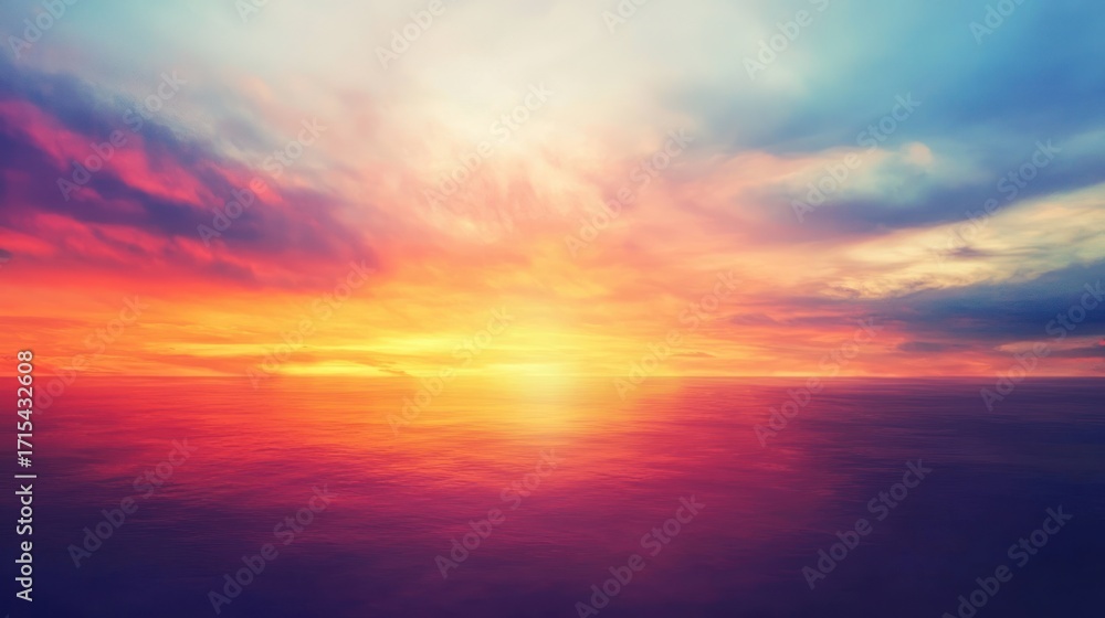 Fototapeta premium Sunset sky clouds