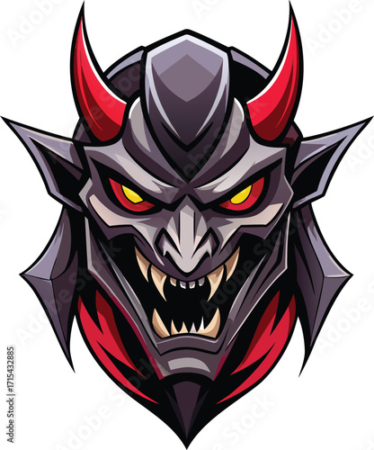 Cyber-demon mask