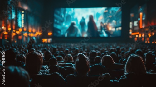 Wallpaper Mural Movie theater audience Torontodigital.ca