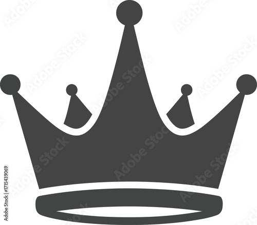 Royal crown icon symbol royalty luxury elegance leadership power prestige authority symbolism monarch sovereign vector