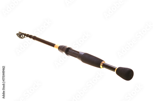 fishing rod isolated on white background