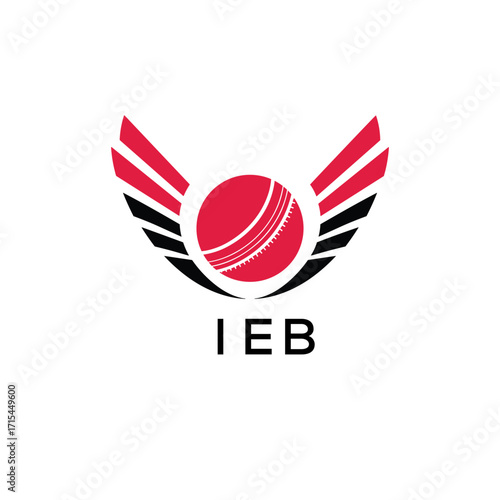 IEB Cricket Company logo. IEB Tournament and Team logo design and business. IEB Branding Design best icon.
