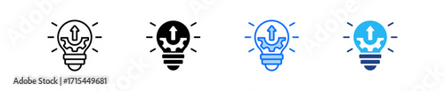 Productivity Hacks Icon Set Multiple Style Collection