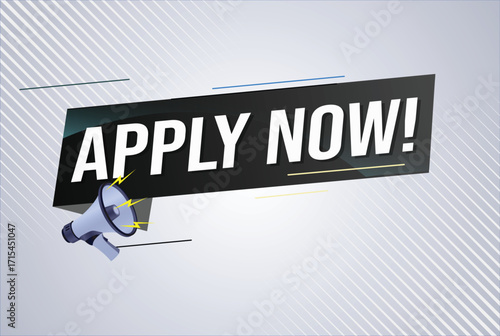 Apply now Banner design template for marketing. Last chance promotion or retail. background banner modern graphic design for store shop, online store, website, landing page
