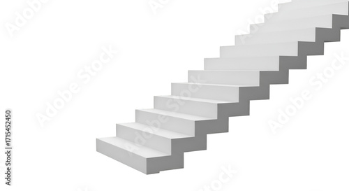 Wallpaper Mural white stairs with white background Torontodigital.ca