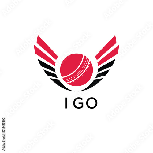 IGO Cricket Company logo. IGO Tournament and Team logo design and business. IGO Branding Design best icon.
