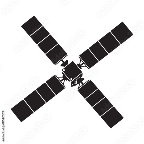 Satellite Silhouette for Space and Communication