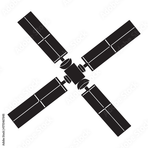 Satellite Silhouette for Space and Communication