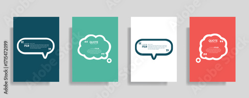Elegant quote templates with vibrant backgrounds perfect for social media, marketing, and inspirational content, ready to inspire.