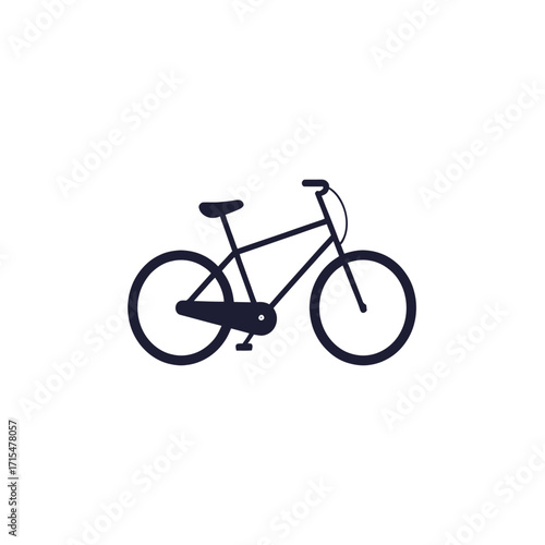 bicycle isolated on white background