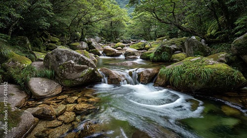 川のせせらぎ