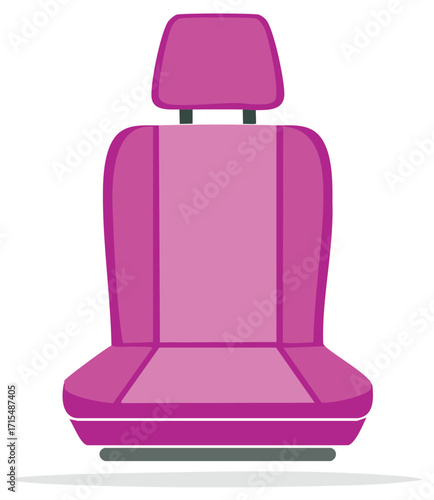 Pink Vehicle Seat Illustration Automotive Interior Design Transportation