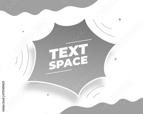 abstract comic blast explosion fame background with text space