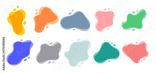 pack of dynamic amorphous blob form design