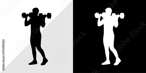 vector silhouettes of people