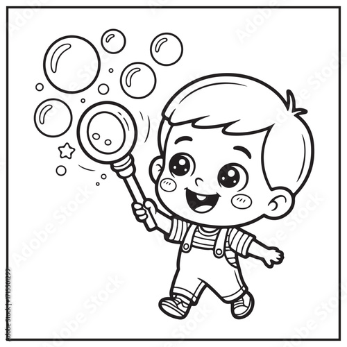 Chibi Boy Coloring Pages