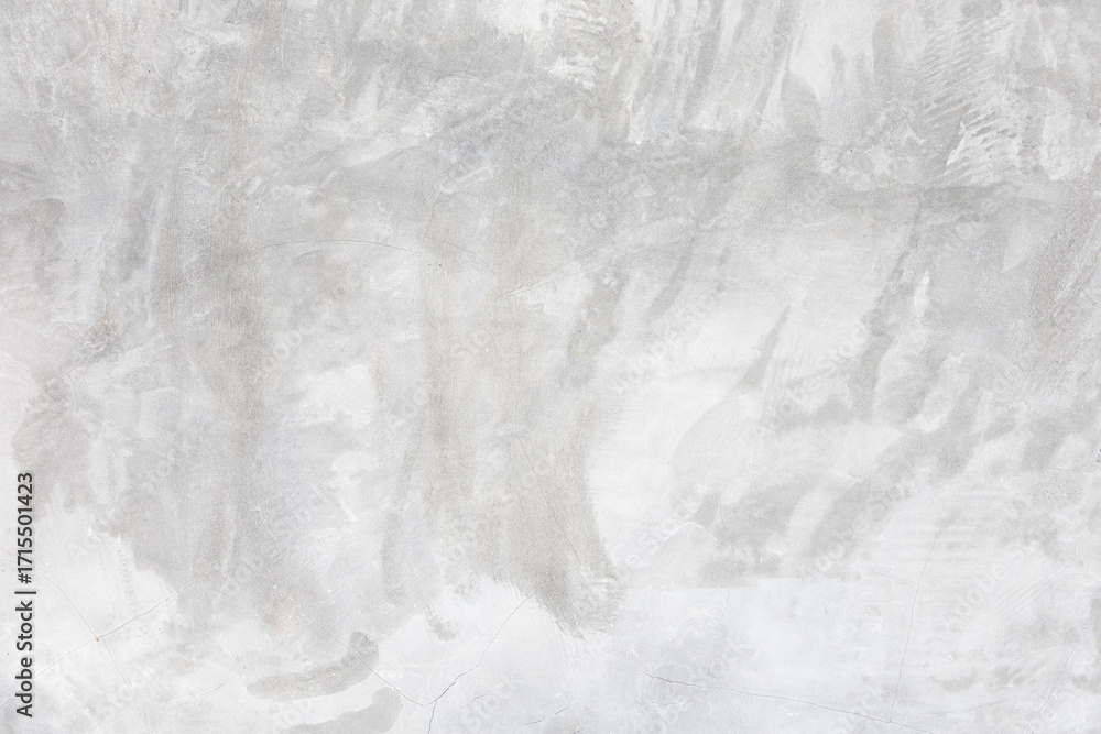 Naklejka premium grey paint limestone texture background in white light seam home wall paper. Wide Back flat subway concrete stone table floor concept surreal granite quarry stucco surface panorama grunge