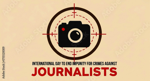 Targeted Camera Icon for International Day to End Impunity for Crimes Against Journalists
