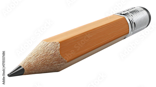 Detailed Closeup Of A Pencil