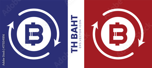 Bitcoin thai baht currency exchange icons