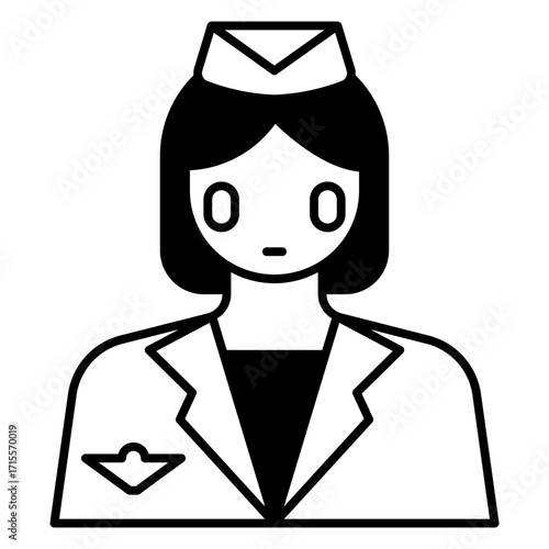 flight attendant icon