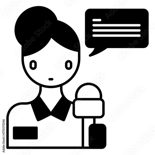 Journalist icon