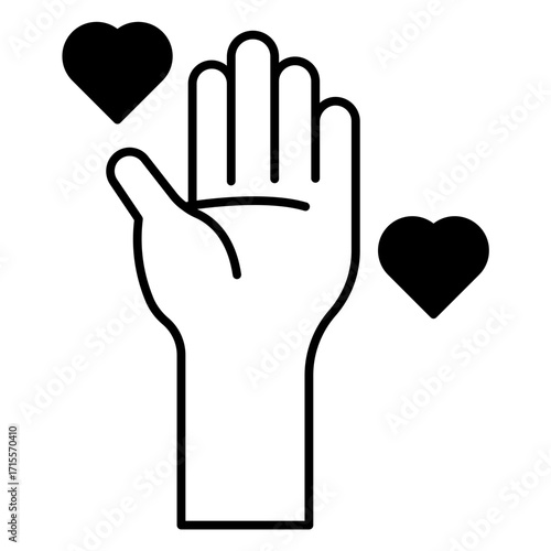 charity worker  icon