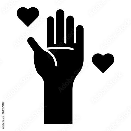 charity worker  icon