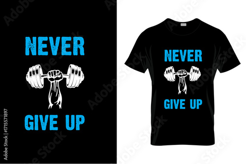 Strongest t-shirt mock up for you gym center.