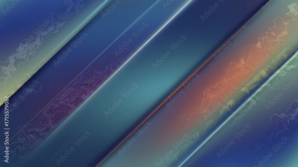 A sleek, modern animated background featuring diagonal bars with a ...