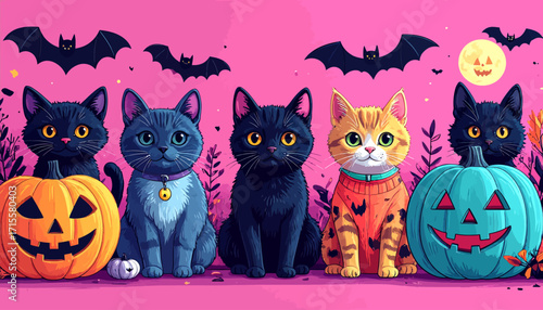 Spooky Cats and Pumpkins A Purrfect Halloween Celebration