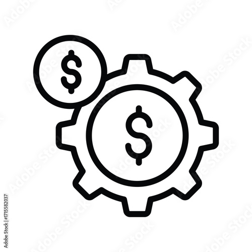 Asset Management line icon , vector, pixel perfect, illustrator file 
