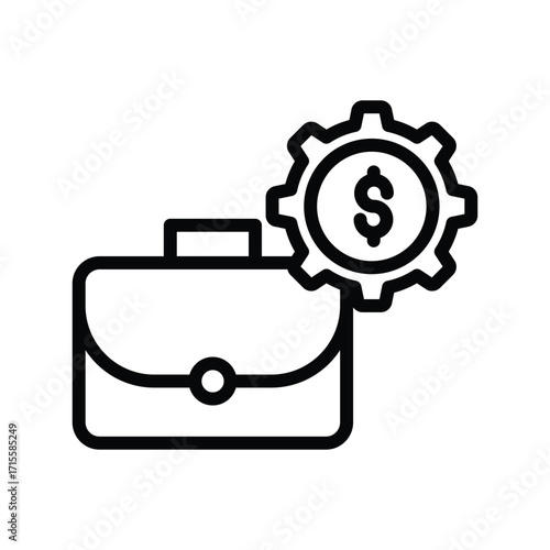 Investment Portfolio line icon , vector, pixel perfect, illustrator file 

