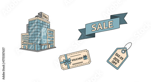 Shop 'til you drop with incredible mall sales and exclusive voucher deals an invitation to exciting shopping adventures and savings, Generative AI.
