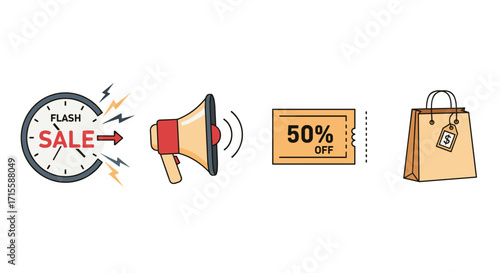 Don't miss out on savings with a flash sale of 50 percent off and get your shopping bag ready now, Generative AI.