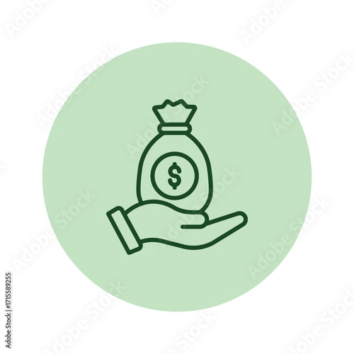 Venture Capital pentaglow , vector, pixel perfect, illustrator file 

