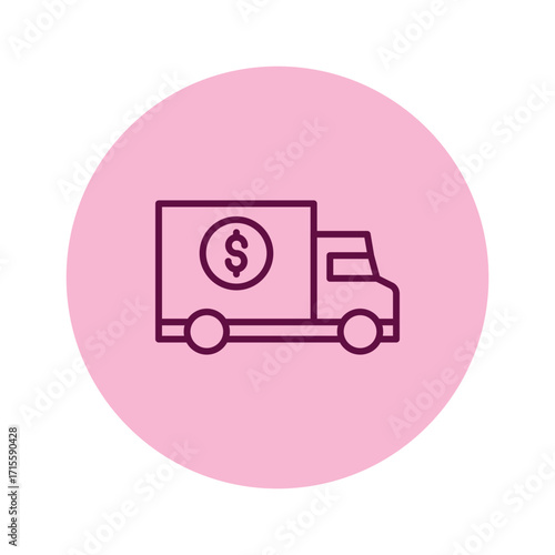 Money Transporter pentaglow , vector, pixel perfect, illustrator file 
