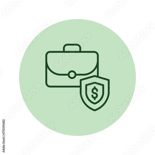 Business Insurance pentaglow , vector, pixel perfect, illustrator file 
